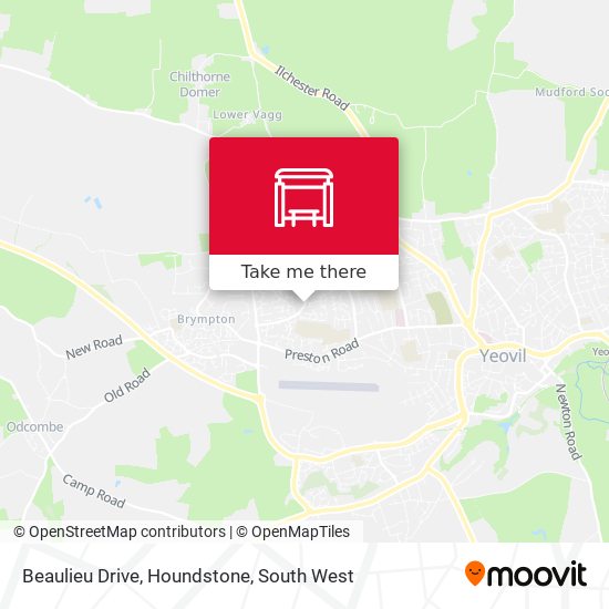 Beaulieu Drive, Houndstone map