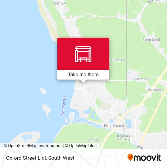 Oxford Street Lidl map