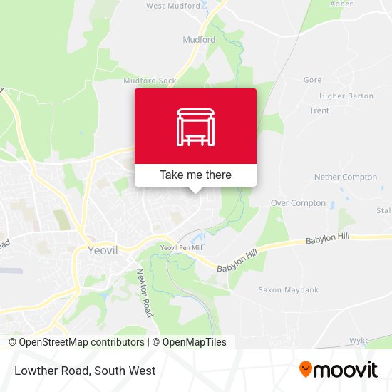 Lowther Road map