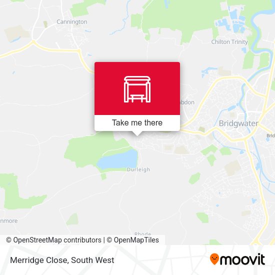 Merridge Close map