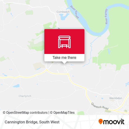 Cannington Bridge map