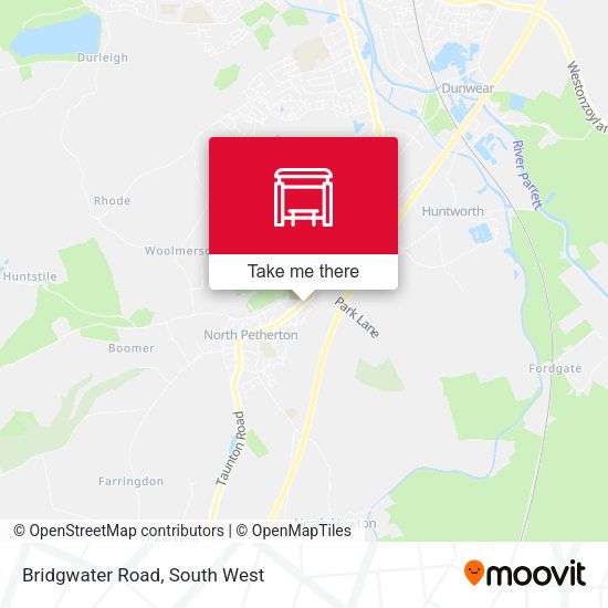 Bridgwater Road map