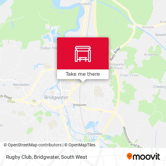 Rugby Club, Bridgwater map