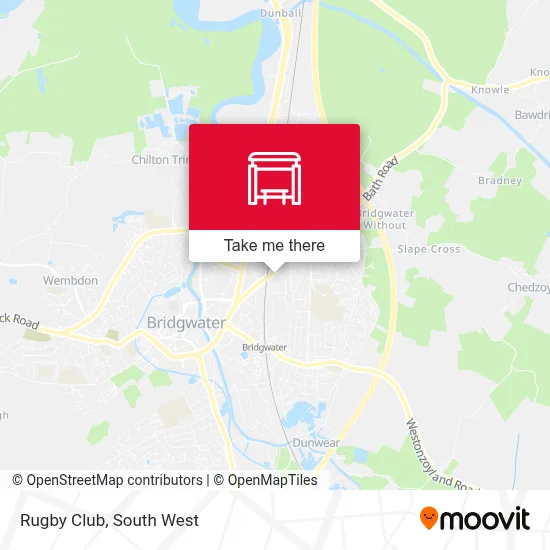 Rugby Club map
