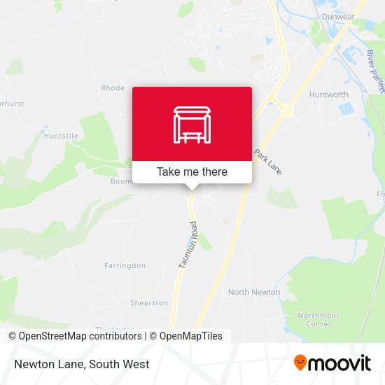 Newton Lane map