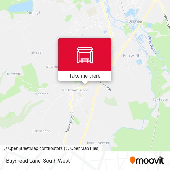 Baymead Lane map