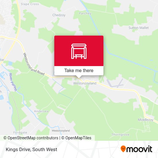 Kings Drive map