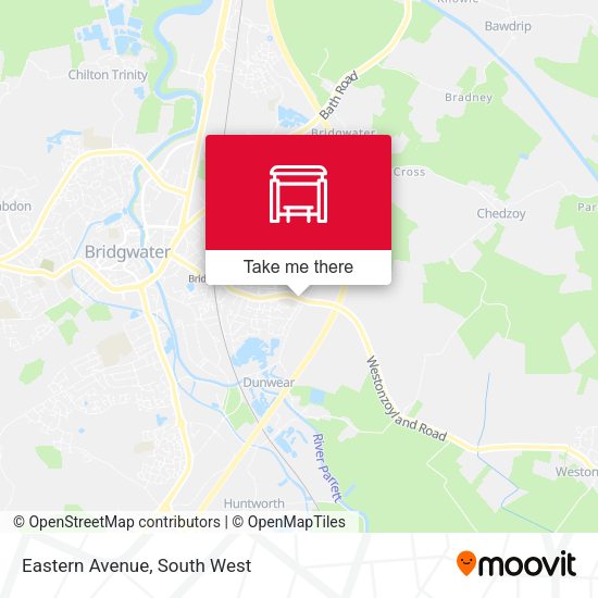 Eastern Avenue map