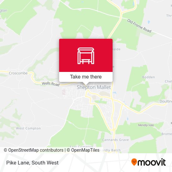 Pike Lane map