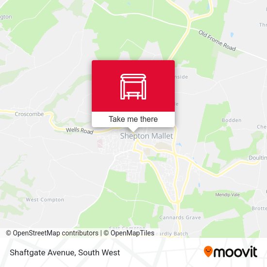 Shaftgate Avenue map