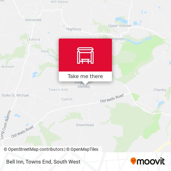 Bell Inn, Towns End map