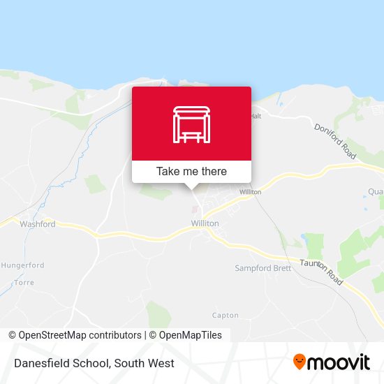 Danesfield School map