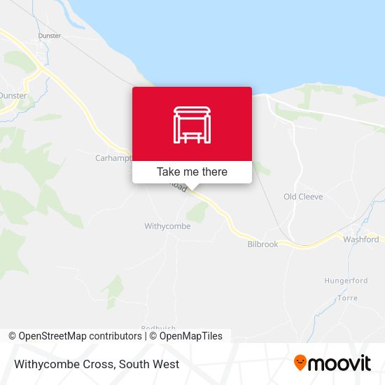 Withycombe Cross map