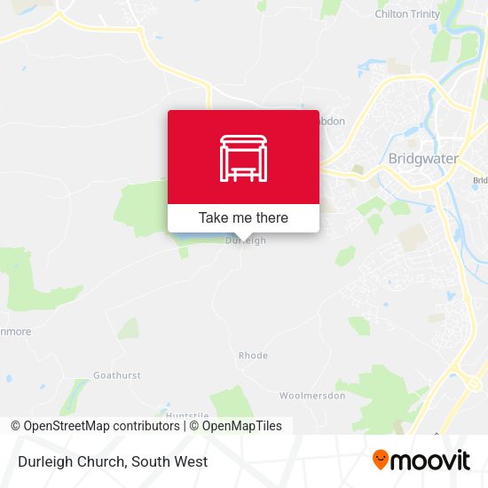 Durleigh Church map