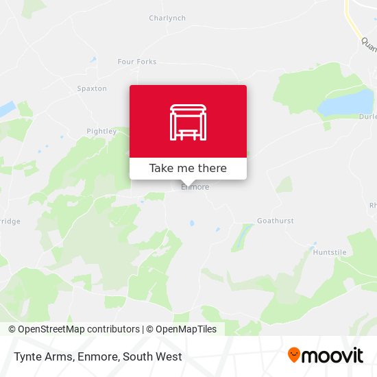 Tynte Arms, Enmore map