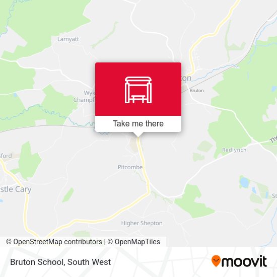 Bruton School map
