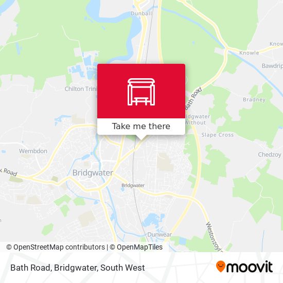Bath Road, Bridgwater map