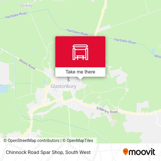 Chinnock Road Spar Shop map