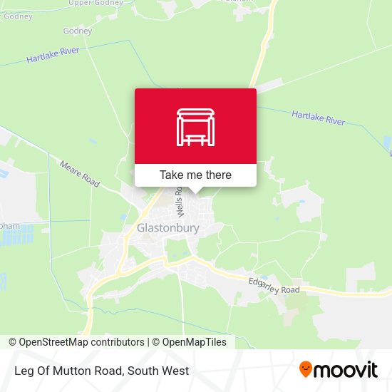 Leg Of Mutton Road map