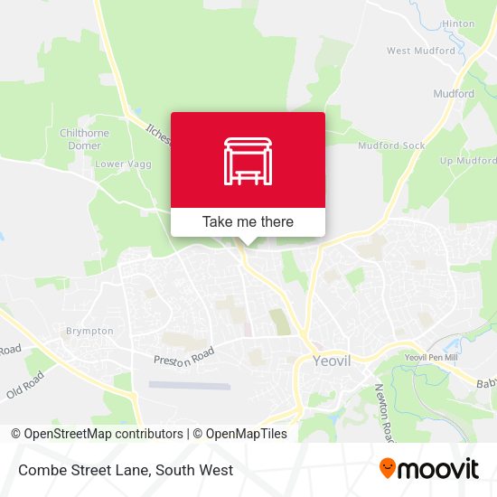 Combe Street Lane map