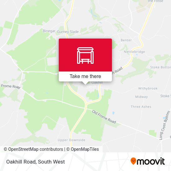 Oakhill Road map