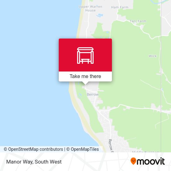 Manor Way map