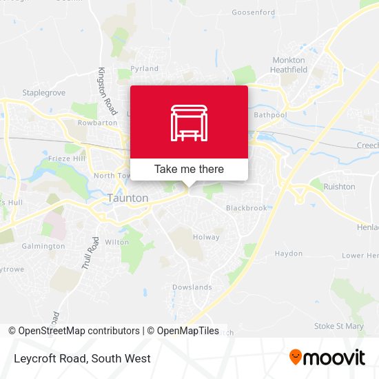 Leycroft Road map