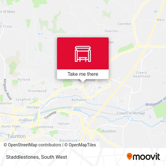 Staddlestones map