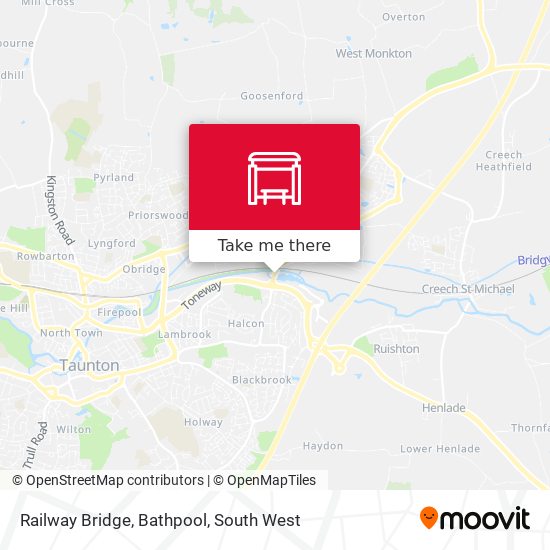 Railway Bridge, Bathpool map