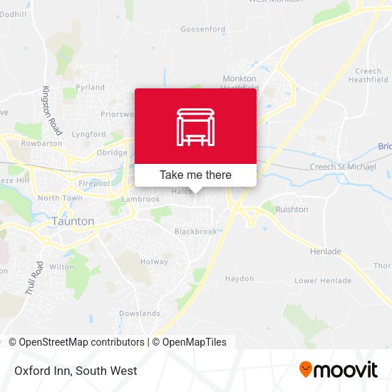 Oxford Inn map