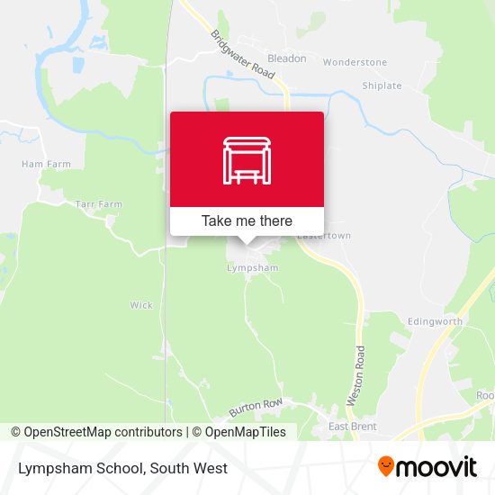 Lympsham School map