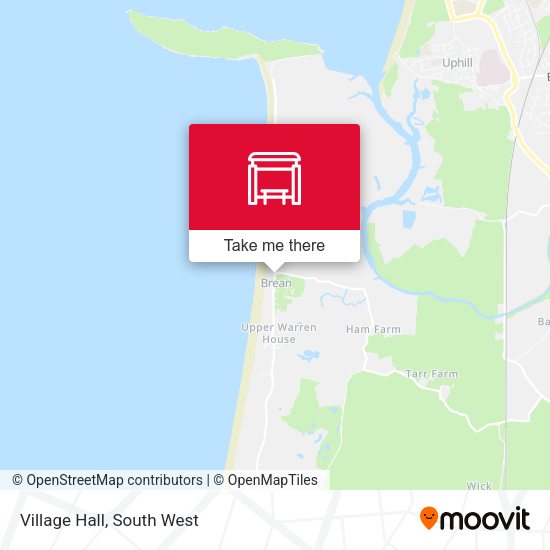 Village Hall map
