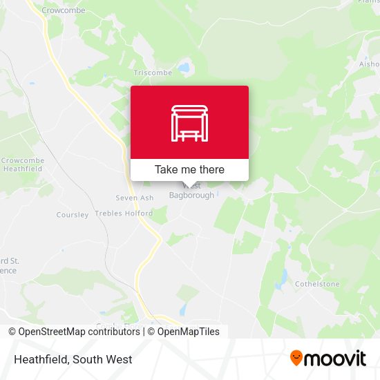 Heathfield map