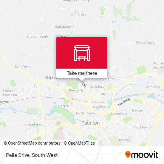 Peile Drive map