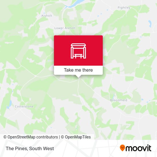 The Pines map