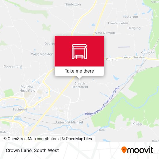 Crown Lane map