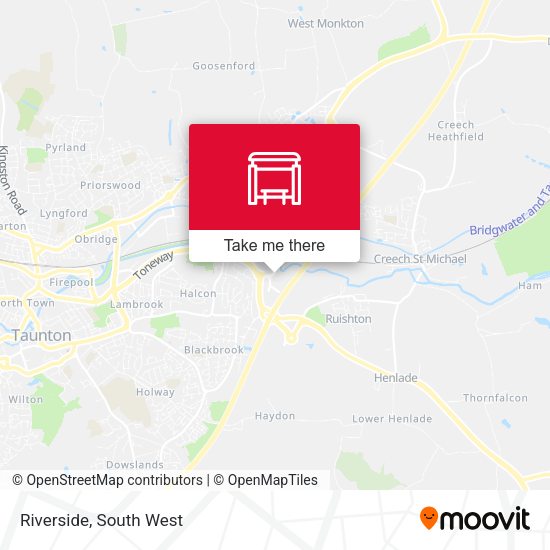 Riverside map