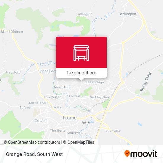 Grange Road map