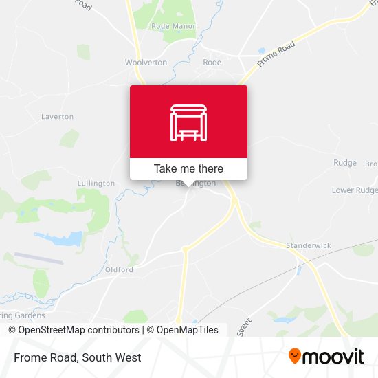Frome Road map