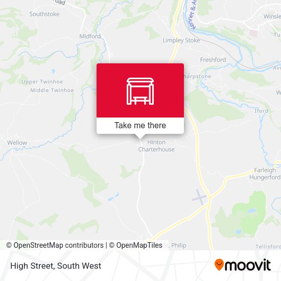 High Street map