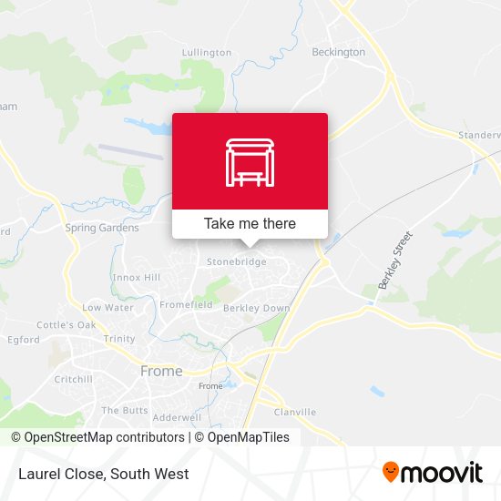 Laurel Close map