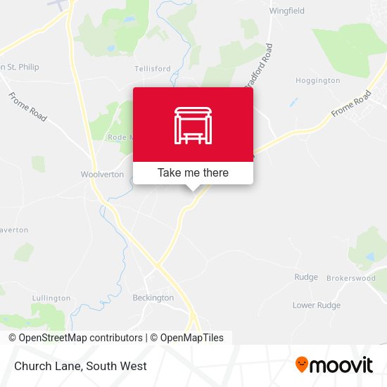 Church Lane map