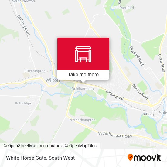 White Horse Gate map