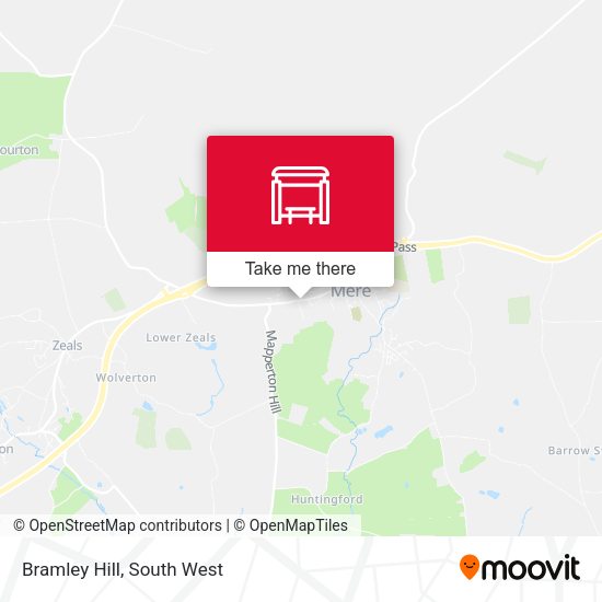 Bramley Hill map