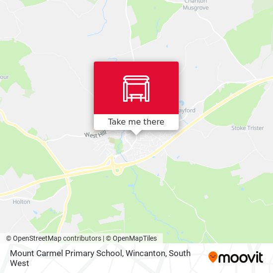 Mount Carmel Primary School, Wincanton map