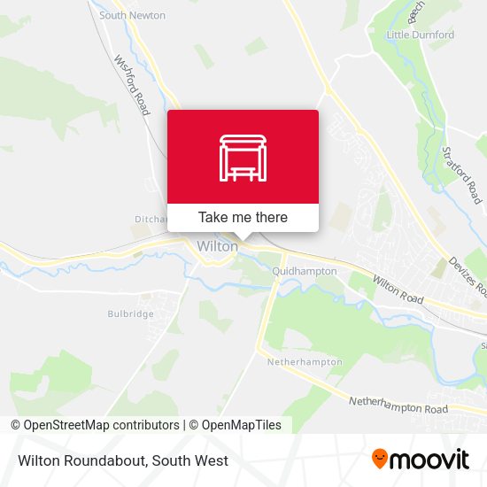 Wilton Roundabout map