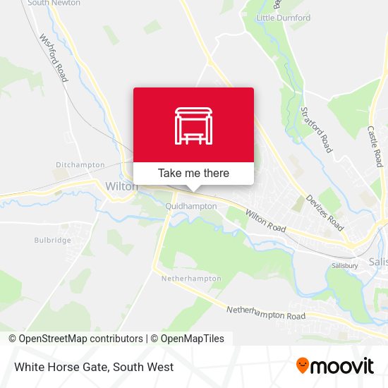 White Horse Gate map