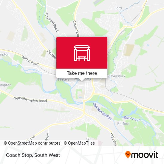 Coach Stop map