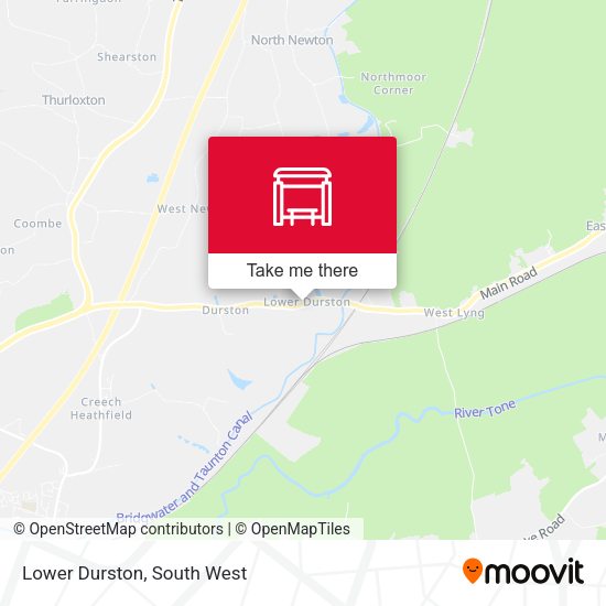 Lower Durston map