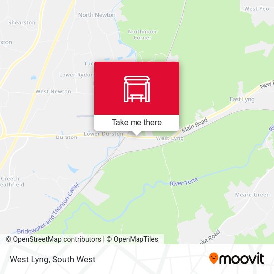 West Lyng map